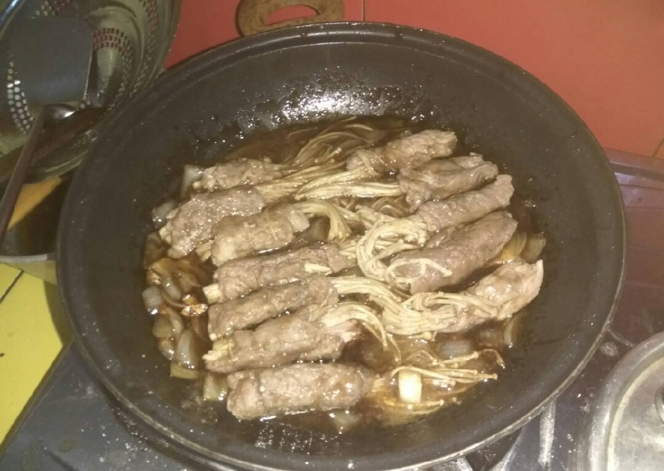 Enoki beef roll sederhana rasa istimewa