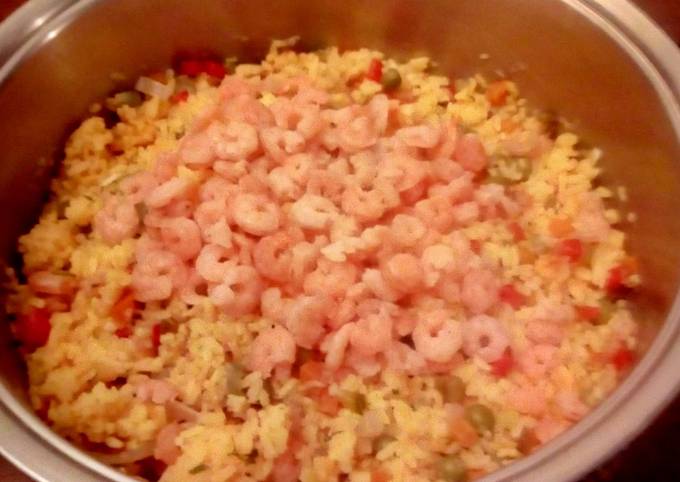 Arroz con Camarones Receta de Cony Serrano- Cookpad