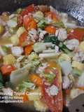 Tumis Sayur dengan Gindara