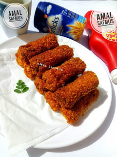 A picture of Chicken rolls....