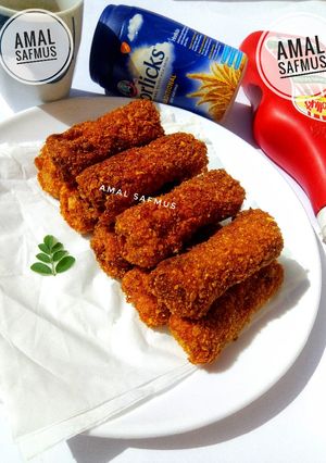A picture of Chicken rolls....