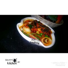 A picture of Scotch bonnet and onions stew (miyar tankwa) by salma.s.Adam.