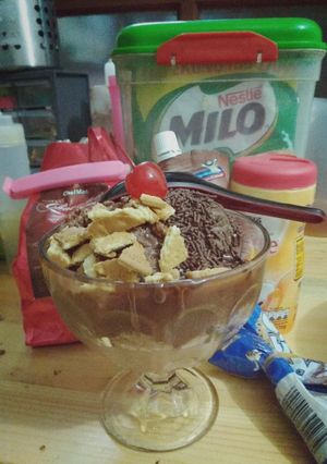 Foto resep Es kepal milo