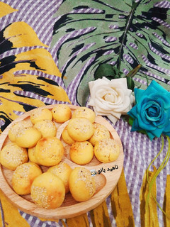 عکسی از دستور شیرینی کنجدی ساده با روغن مایع 🍪