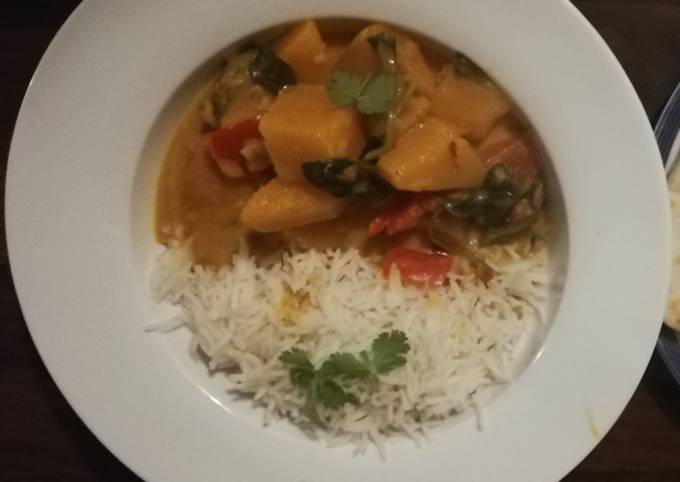 Easiest Way to Prepare Delicious Madras Butternut Squash Curry