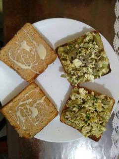 Una foto de Tostadas saladas y dulces