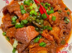 Hình của món Thịt heo kho quẹt.