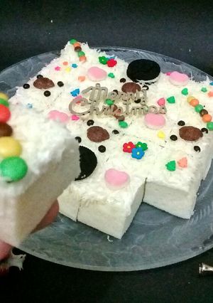 Foto resep White Egg Slice Cake (Bolu Potong Putih Telur)