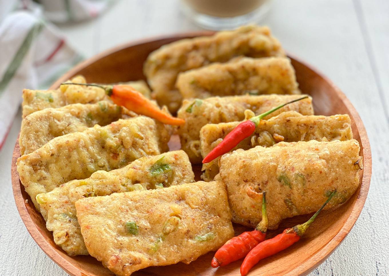 Tempe goreng keju