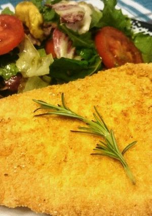 Foto de Frango em crosta de parmesão