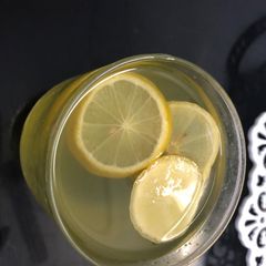 A picture of Lemon mint sharbat.