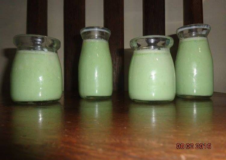 Silky Puding Green Tea In Jar