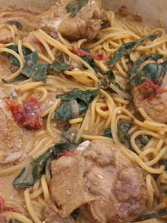 A picture of Dairy-free Creamy Tuscan Chicken.