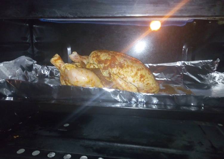 How to Prepare Super Quick Homemade Whole bake chicken