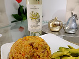 Arroz especial de Mollejas y chorizos de la casa