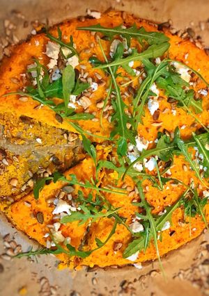 O poză a rețetei Fake pizza 🎃.