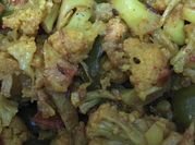 A picture of cauliflower sabzi
