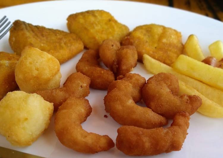 Camarão a milanesa - Tudogosreceitas