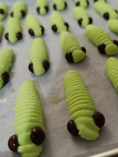 Foto resep Kue ulat hijau