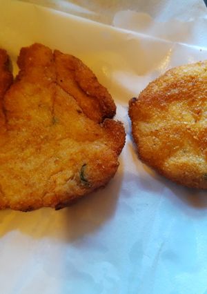 Una foto de Milanesas de coliflor