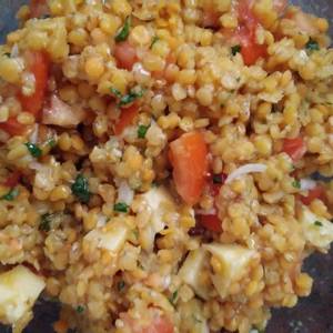 Ensalada de lentejas turcas