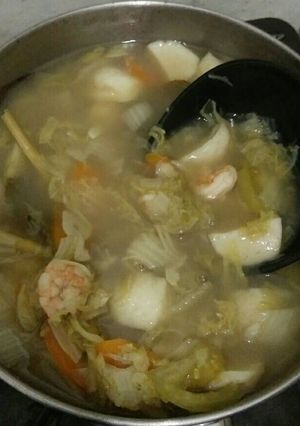 Foto resep Sop asam udang