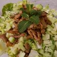 Ensalada de pepino y berenjenas