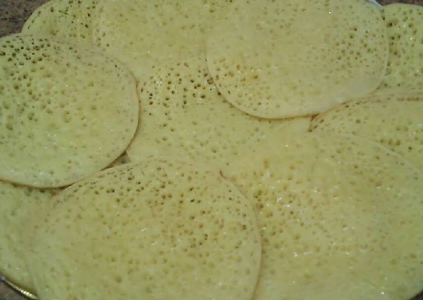 Baghrir /comida de Marruecos