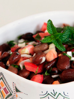 Una foto de Ensalada siria de habas secas