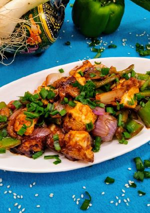 A picture of Chilli paneer Dry.