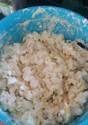 A picture of Yummy potato salad.