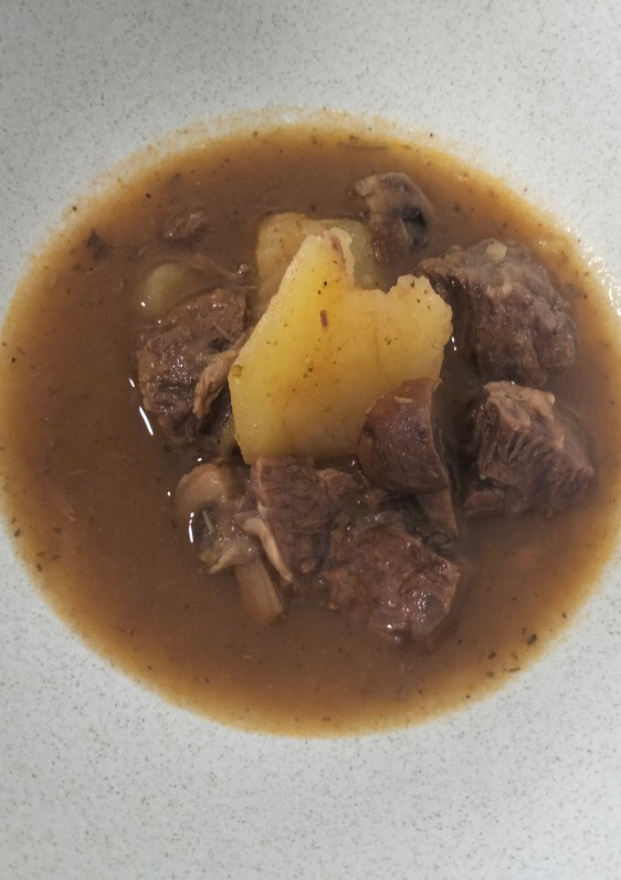 Una foto de Coja o morcillo en su salsa