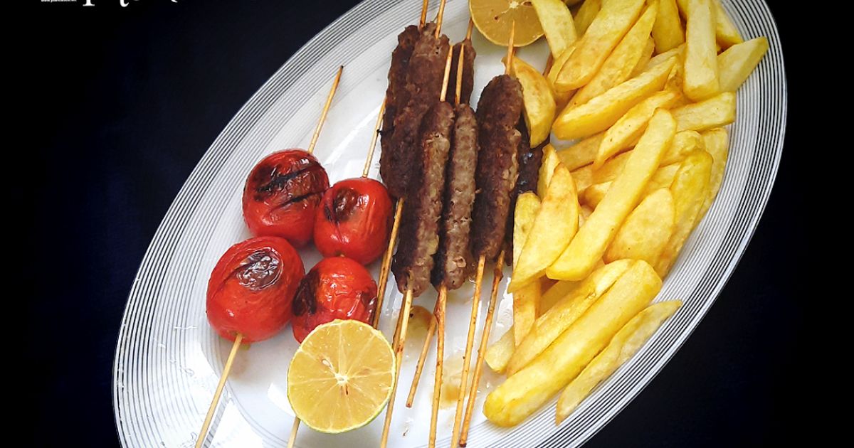 طرز تهیه کباب تابه ای سیخی ساده و خوشمزه توسط * فاطمه * - کوکپد