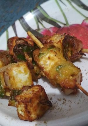 A picture of Grilled paneer starters.