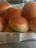 خبز البرغر بفرينة الشعير 🍔