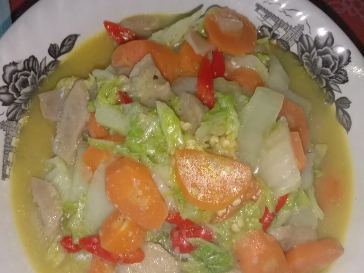 Langkah Mudah untuk Menyiapkan Resep Capcay sawi putih,wortel dan bakso yang Sempurna Anti Ribet, Uenak Banget