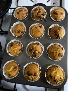 A picture of Chocolate chip muffin.