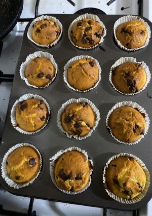 A picture of Chocolate chip muffin.