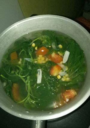 Foto resep Bening bayam simple