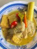 Opor ayam + tahu