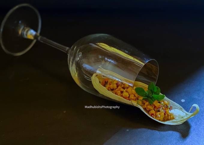 Tandoori Corn Chaat Recipe