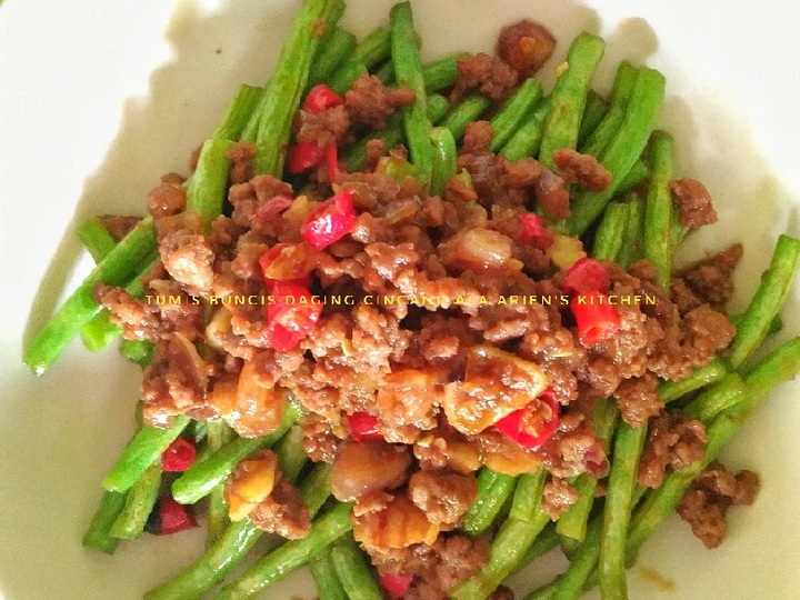 Cara Mudah Membikin Resep  Tumis buncis daging cincang yang Sempurna, Enak