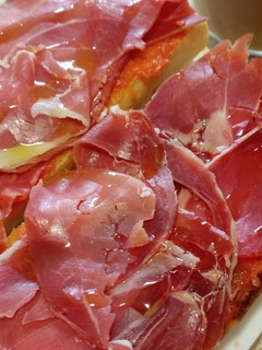 Una foto de Tostadas de jamón