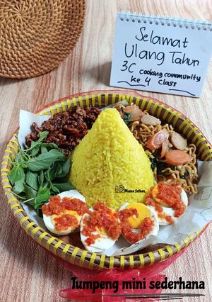 Foto resep Tumpeng mini sederhana