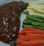 Langkah Gampang Menyiapkan Resep Steak daging sapi saos bbq yang Enak Banget Anti Ribet, Lezat Sekali