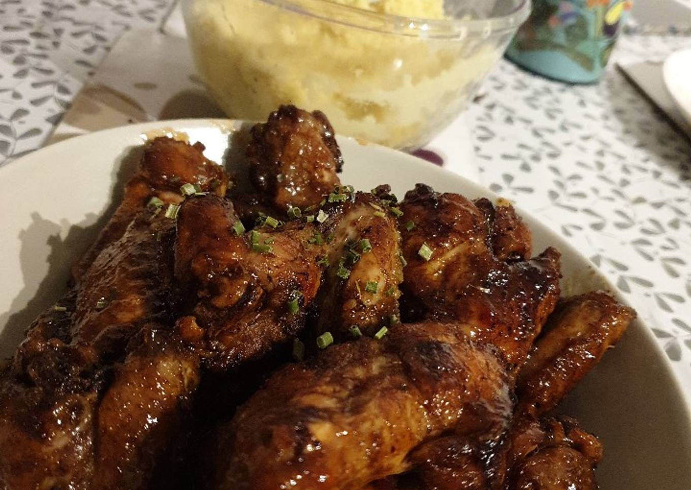 Glazed Adobo Wings