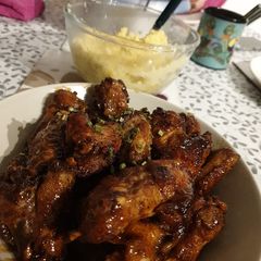 A picture of Glazed Adobo Wings.