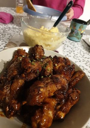 A picture of Glazed Adobo Wings.