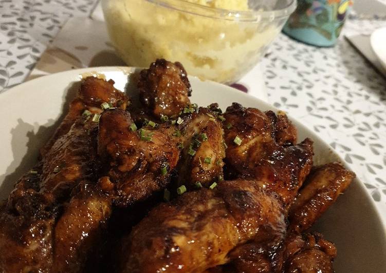 Easiest Way to Make Any-night-of-the-week Glazed Adobo Wings