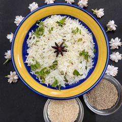 A picture of Jeera Rice.